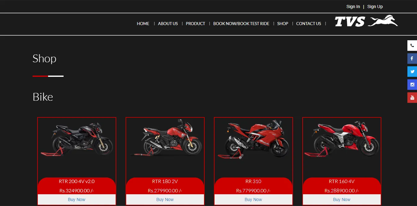Now buy your favorite TVS bike and scooter online and get it delivered at your doorstep
