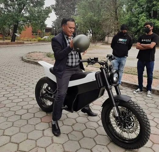 Yatri Motorcyles 'P-1' Adventure Electric Bike up for a test-ride with Mr. Kulman Ghising