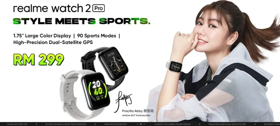 Realme Watch 2 Pro Unveiled | Comes with a 1.75-inch display and 14 days battery life