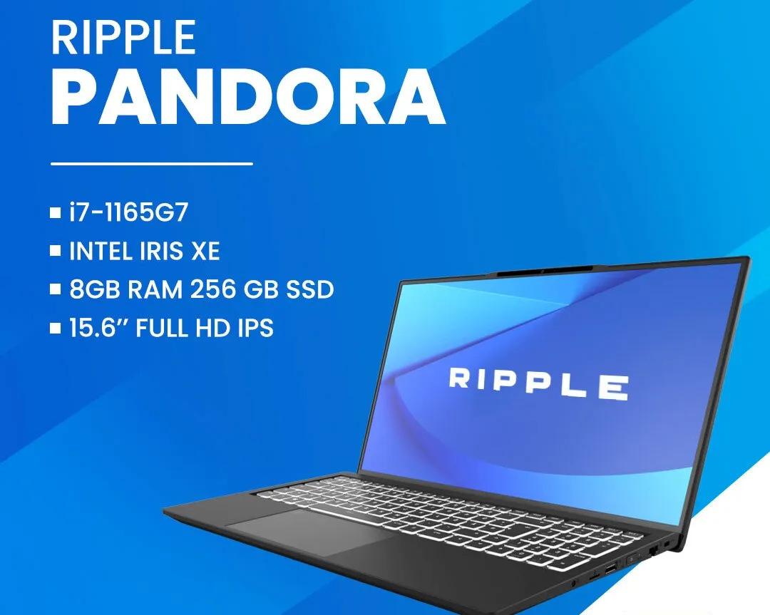 Ripple Pandora launched with 11th Gen Core i7 Processor | Price, Specifications, and Features