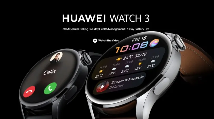 Huawei Watch 3 unveiled | Comes with HarmonyOS and 3 days battery life