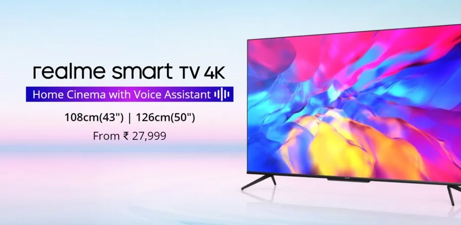 Realme Smart TV 4K Unveiled | Comes with quad-core MediaTek processor and 4K UHD display