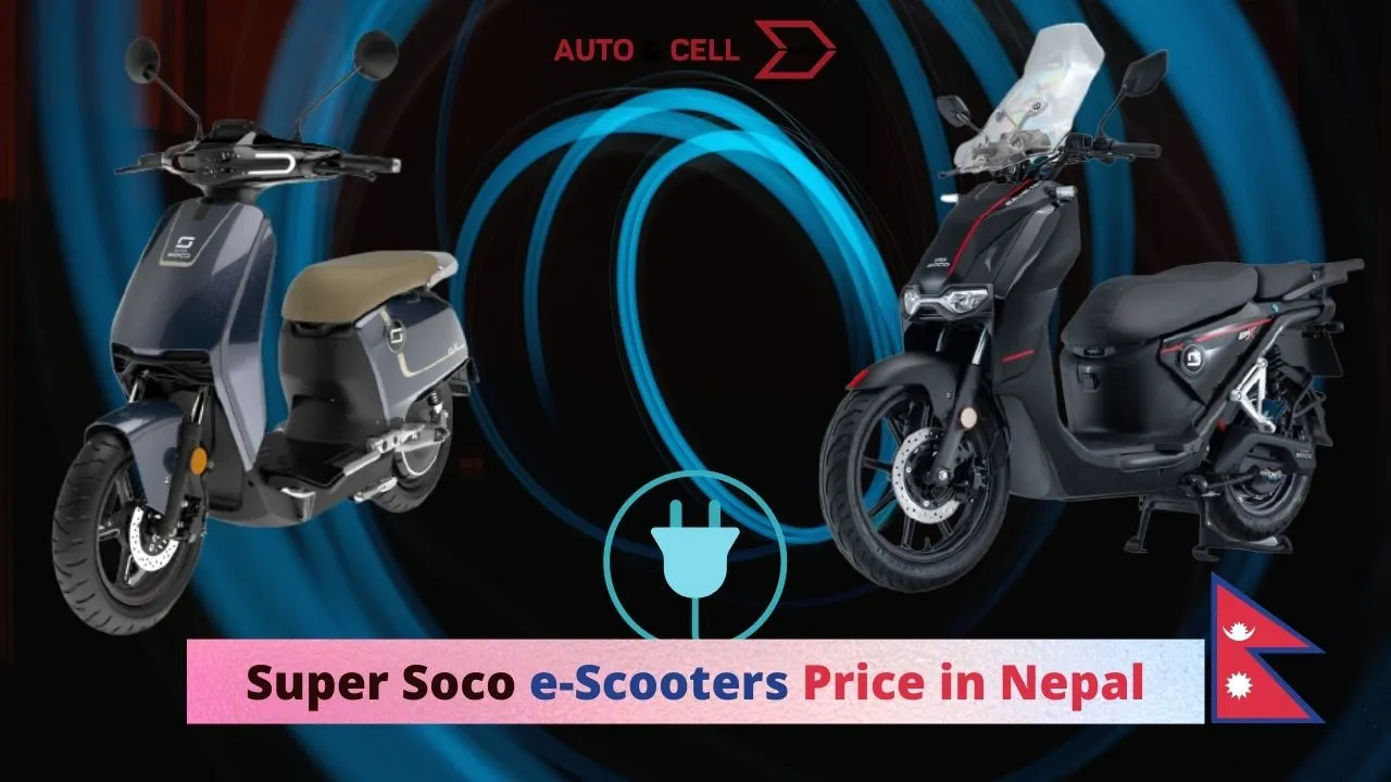 Super Soco Electric Scooters Price in Nepal 2021 | All Models and Features