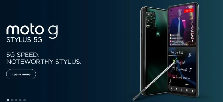 Motorola Moto G Stylus 5G launched | Comes with built-in Stylus and 5G chipset
