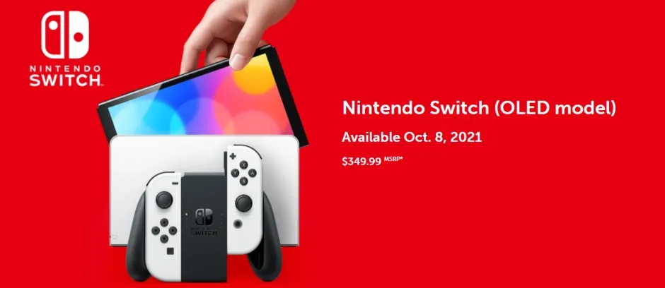 Nintendo announces OLED Model of the Nintendo Switch