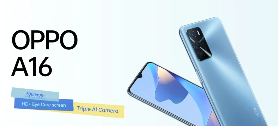 Oppo A16 with Helio G35 and 60Hz display launched in Nepal | Price, Specifications, and Features