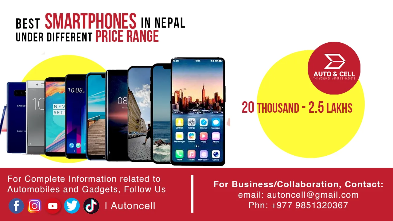 Best Smartphones in Nepal | Under 20K, 30K, 40K, 50K, 60K, 70K, and Flagship