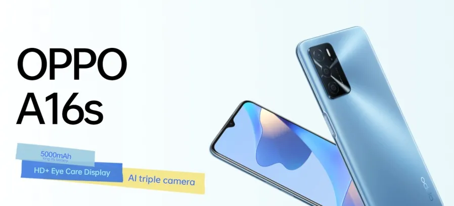 Oppo A16s brings Helio G35, 5000mAh battery, and NFC