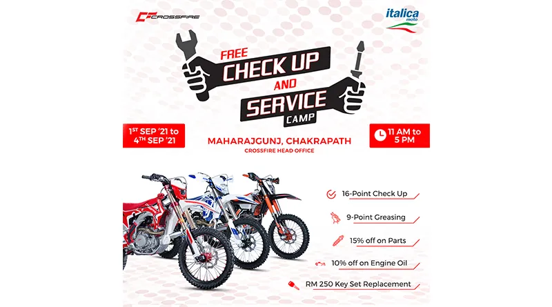 Crossfire and Italica Free Check up and Service Camp