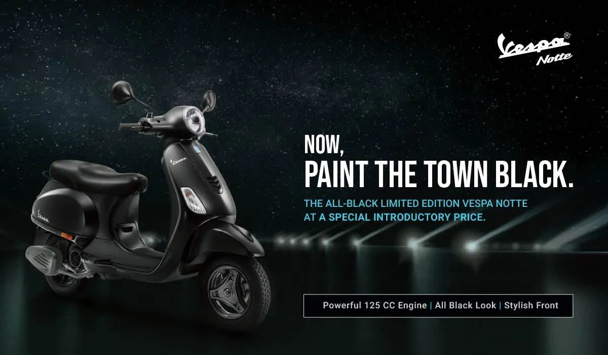 Vespa Officially Brings Notte 125 in Nepal