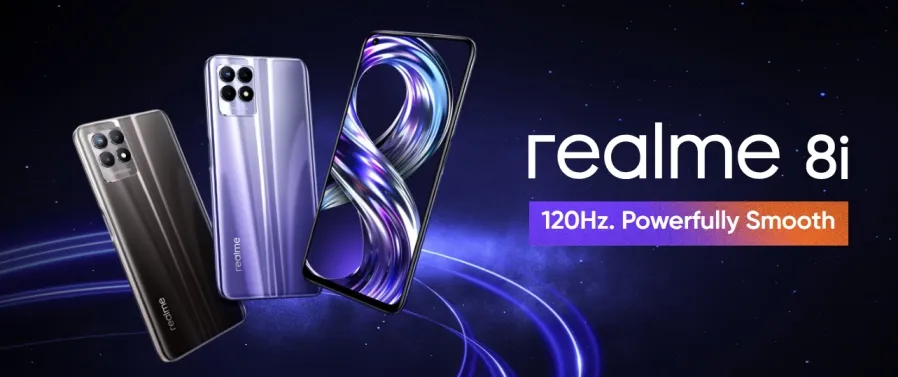 Realme 8i brings Helio G96 SoC, 5000mAh battery, and 120Hz display