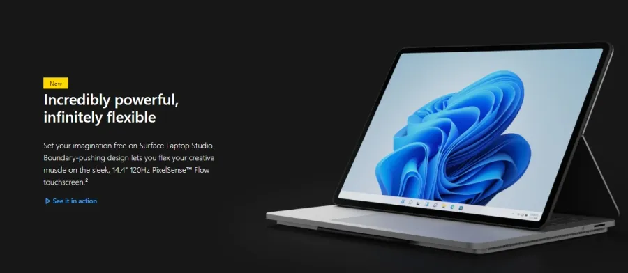 Microsoft announces Surface Laptop Studio | Price, Specifications, and Features