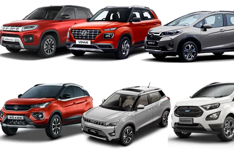 Top 10 Highest sold Compact SUVs in India [September 2021]