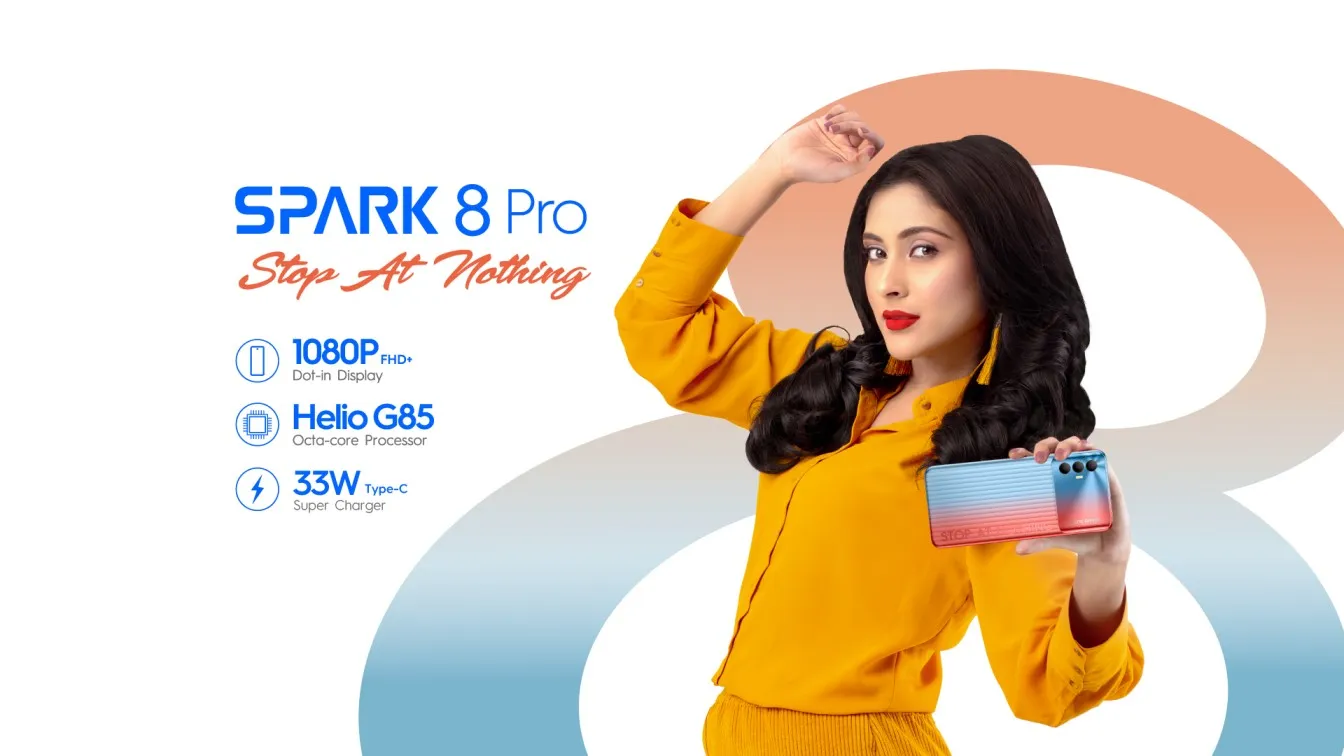 Tecno Spark 8 Pro brings triple rear cameras and 33W fast charging | Price, Specifications, and Features