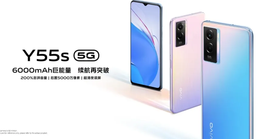 Vivo Y55s 5G with Dimensity 700 SoC and 6000mAh battery launched | Price, Specifications, and Availability
