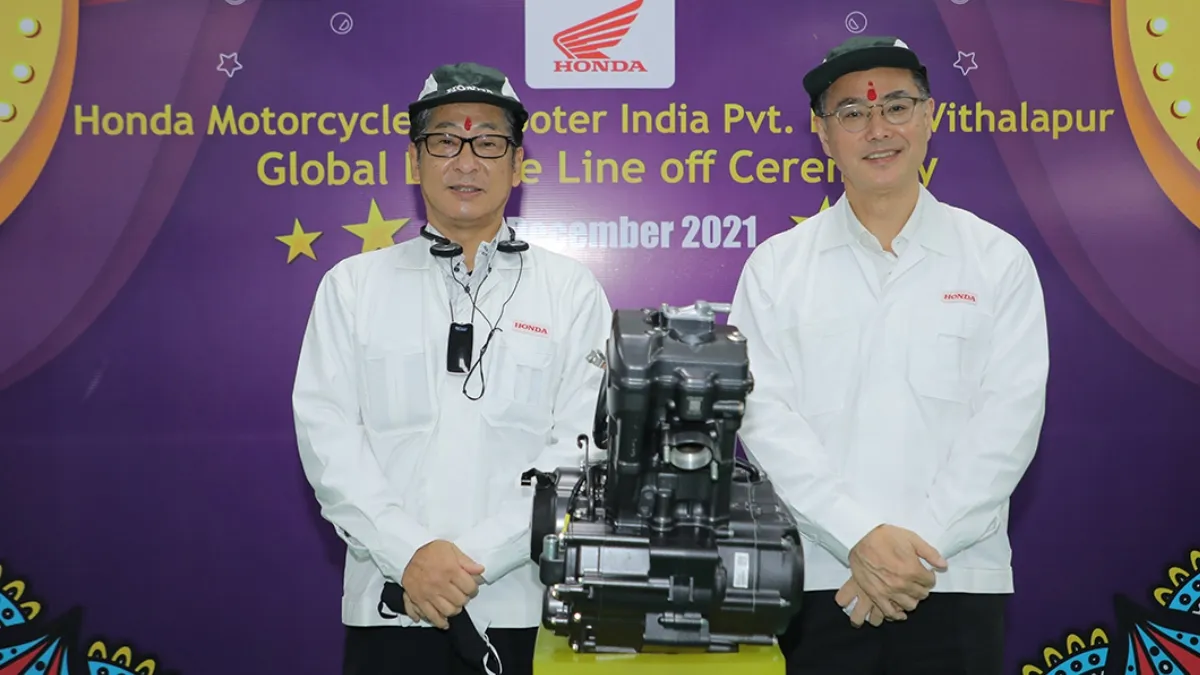 Honda Motorcycles India starts manufacturing engines for global markets