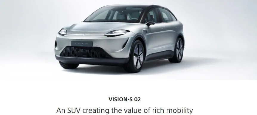 Sony shows its Vision-S 02 electric SUV | announces new EV division