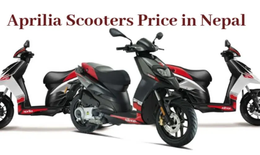 All Aprilia Scooters Price in Nepal (Updated List 2024) | Showrooms and Service Centers