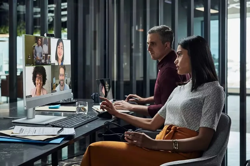 HP EliteOne 800 G9 AIO PC with 12th Gen Intel processors and a built-in wireless charger