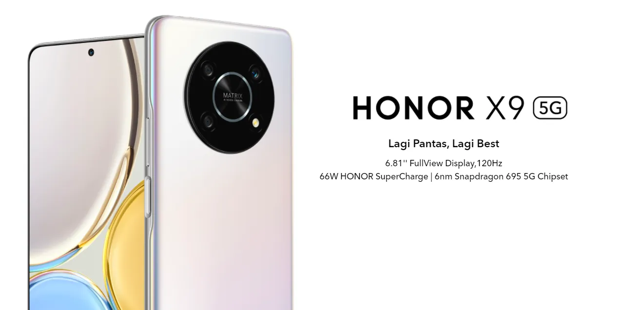 Honor X9 5G with Snapdragon 695 SoC and 120Hz display announced