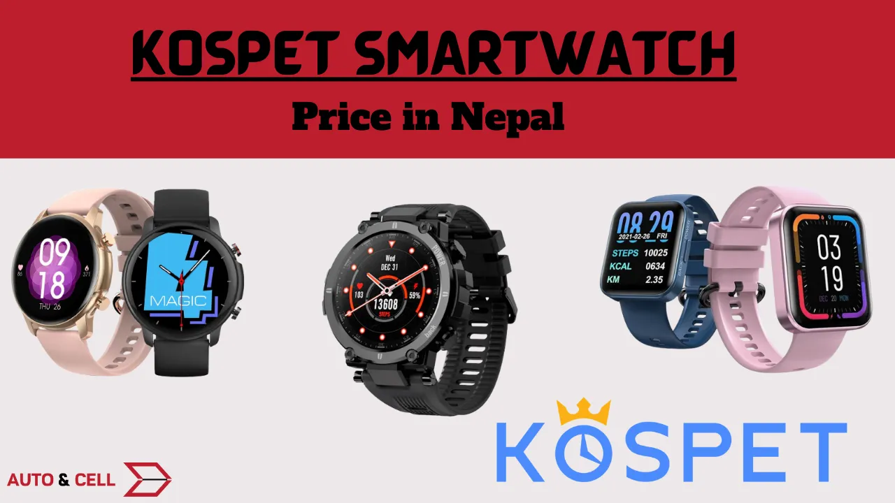 Chinese smartwatch brand Kospet arrives in Nepali with nine budget smartwatches