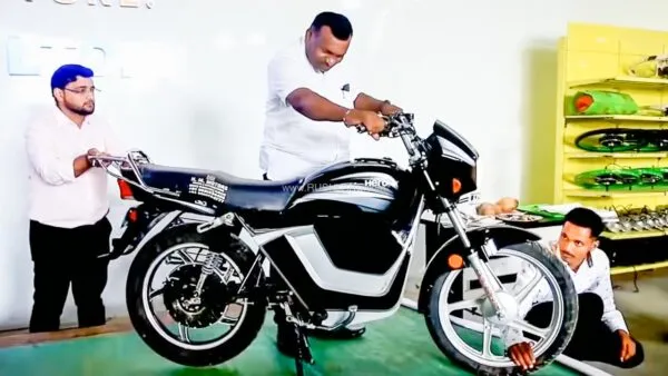 Hero Splendor Electric Conversion kit approved by ARAI