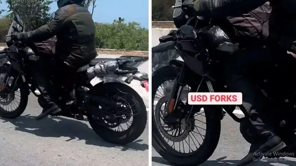 New Royal Enfield Himalayan 450 spotted testing in India