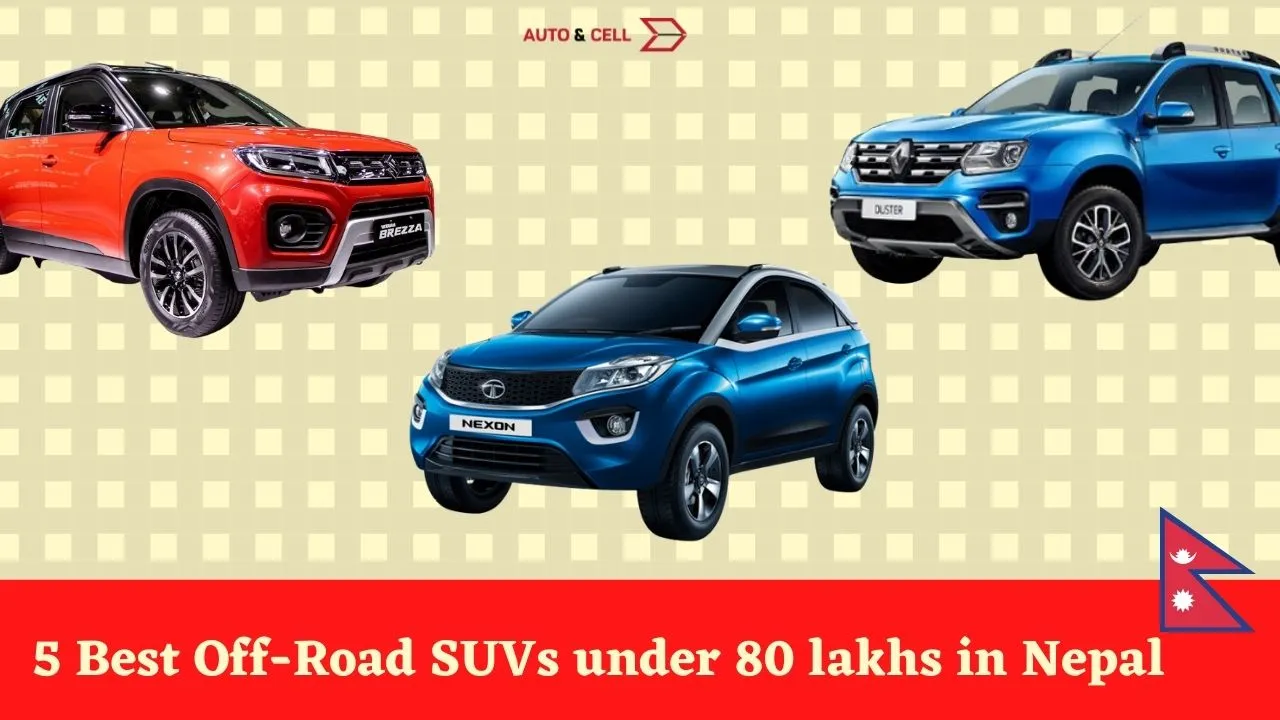 5 Best Off-Road SUVs under 80 Lakhs in Nepal