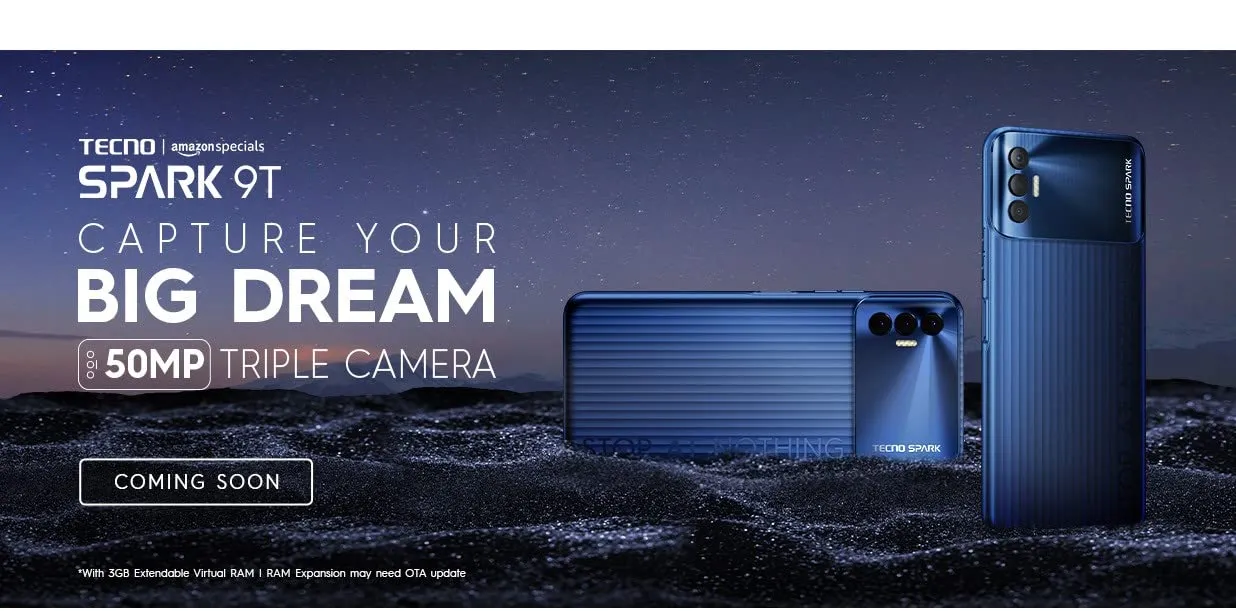 TECNO Spark 9T Launching in India Soon: Features a 50MP Camera, 5000 mAh Battery, and Many More