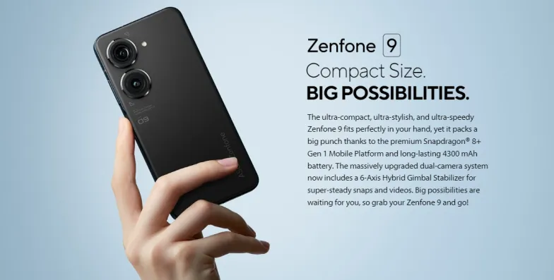 ASUS Zenphone 9 launched: Price in Nepal (expected), Specifications, and Features
