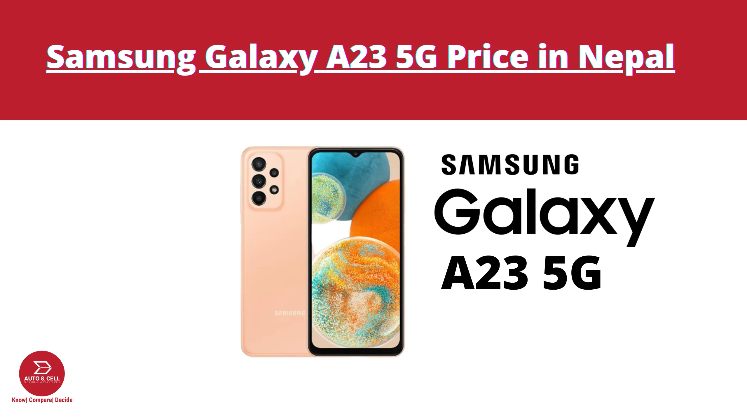 Samsung Galaxy A23 5G: Features, Specifications, and Price