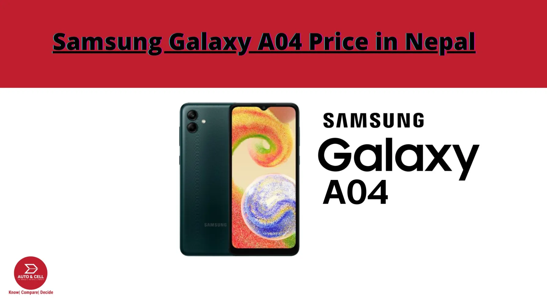 Samsung Galaxy A04 Launched in Nepal: Entry-level Samsung Phone with 50MP Camera