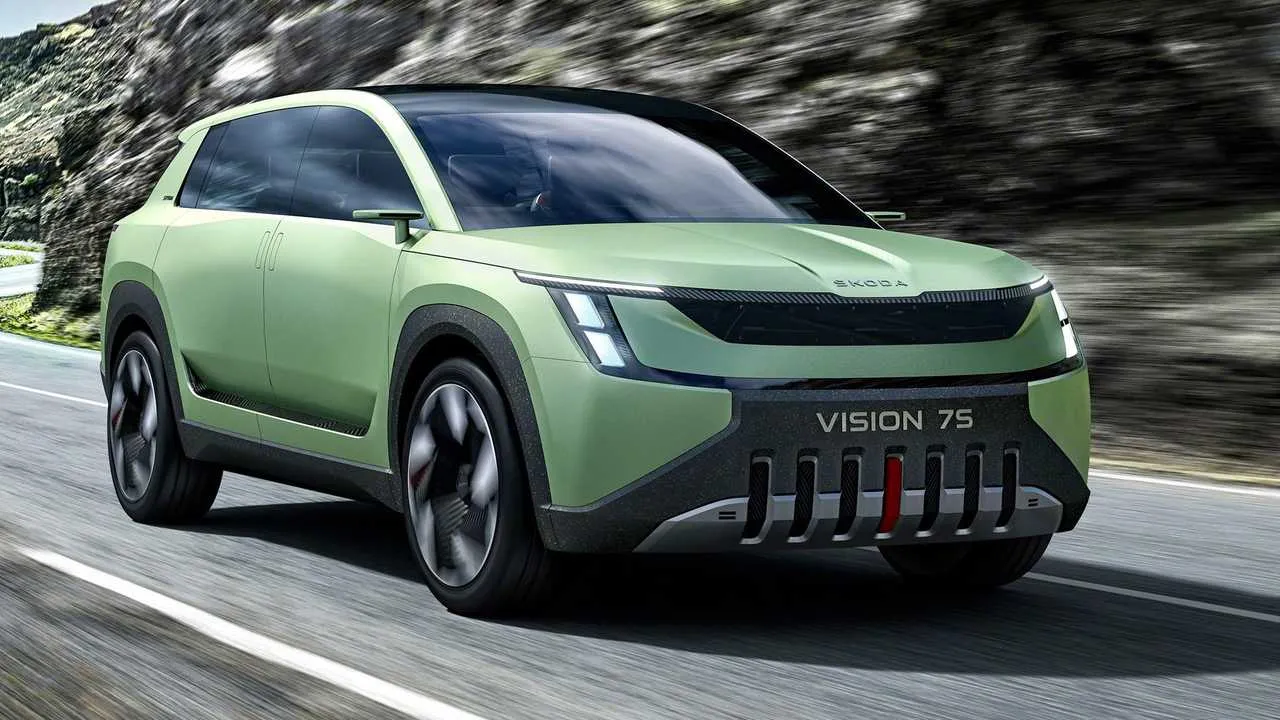 Skoda Unveiled its Concept Car 'Skoda Vision 7S EV': Know Everything Here