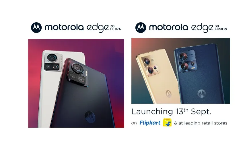 Two New Motorola Smartphones Launching in India Soon: Motorola Edge 30 Ultra and Motorola Edge 30 Fusion