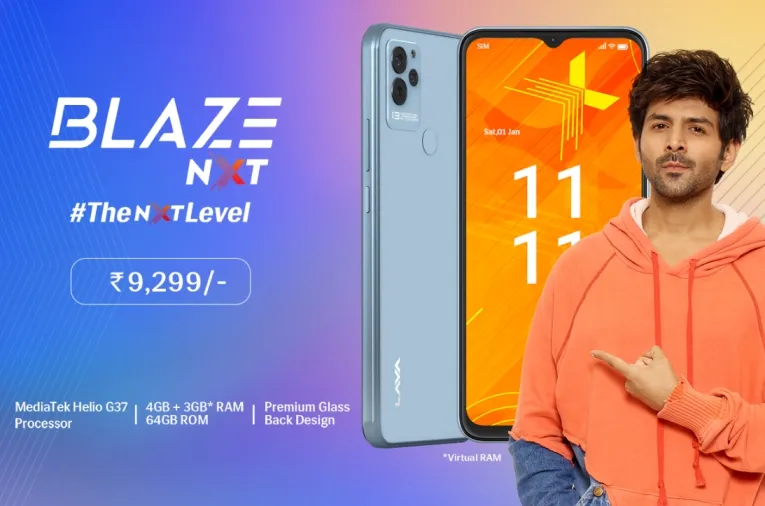 Lava Blaze Nxt Launched in India For INR 9,299: Full Specifications and Features