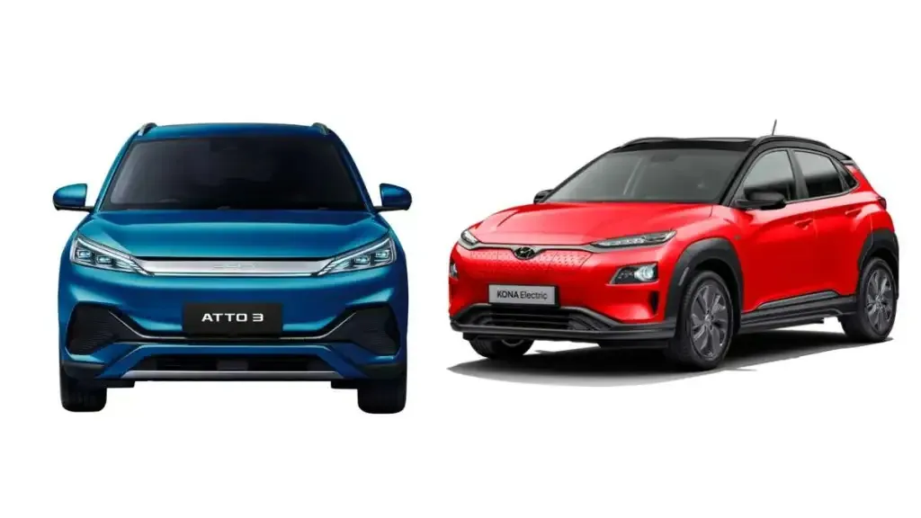Hyundai Kona EV VS BYD Atto 3- Which is the perfect EV for you?