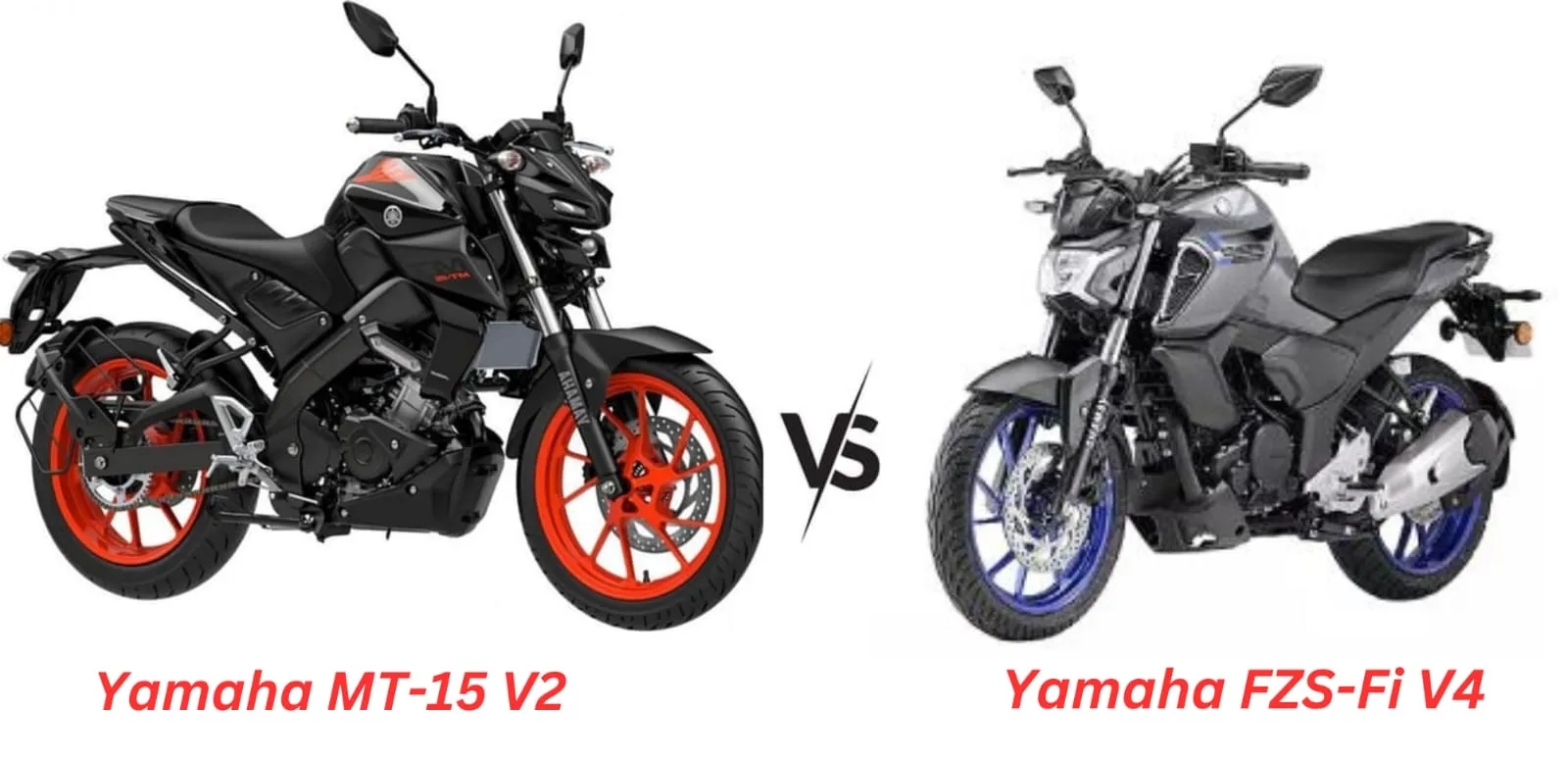 Yamaha MT-15 V2 vs Yamaha FZS-Fi v4- Which is the best?