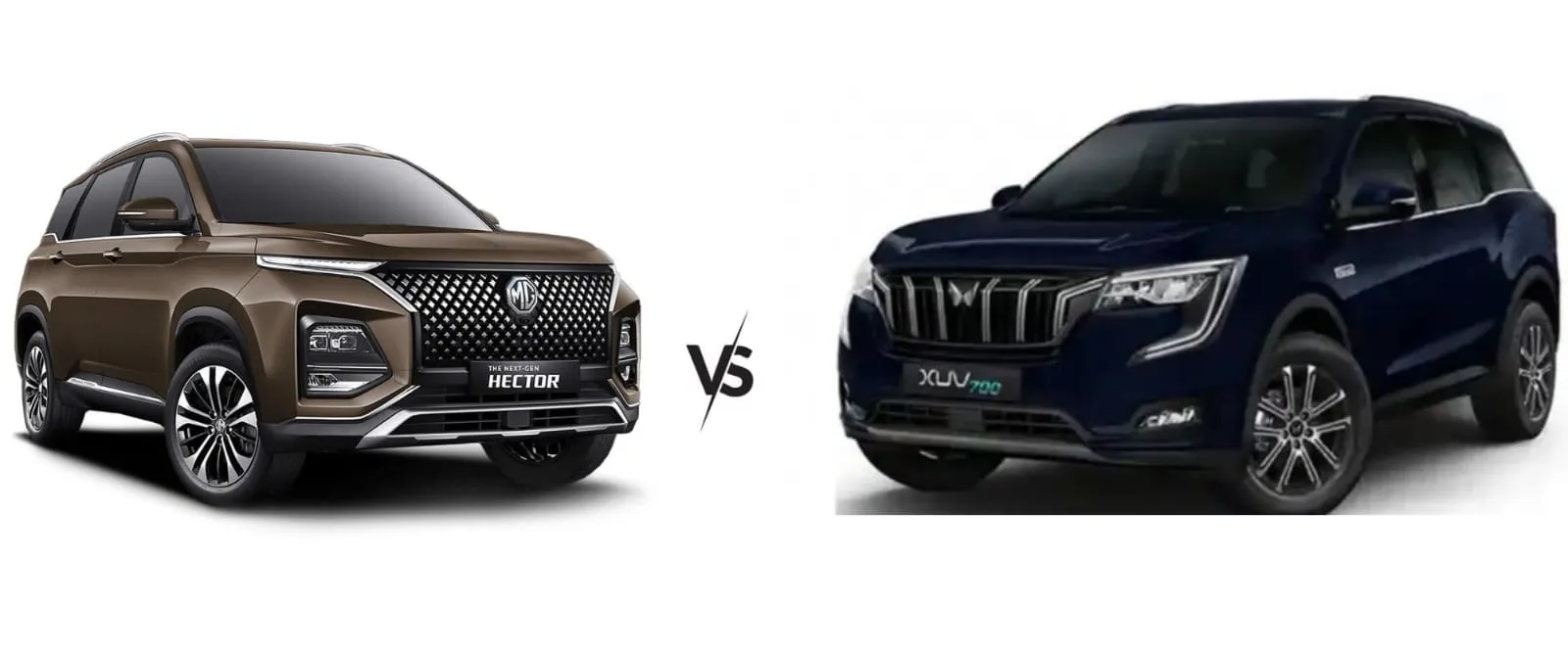 MG Hector VS Mahindra XUV700- Which is the great value for money SUV?