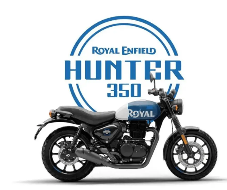 Royal Enfield Hunter 350 at NADA Auto Show 2023 in Nepal.