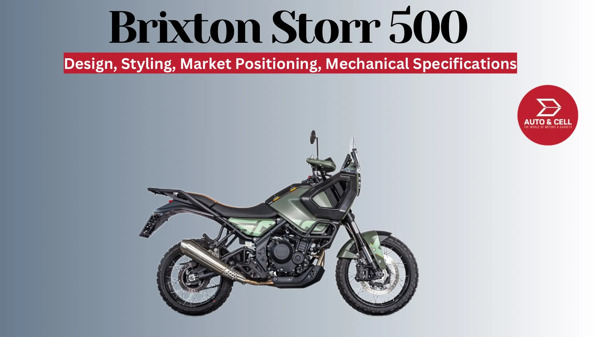 Brixton Storr 500: The Adventure Motorcycle Set to Challenge Royal Enfield Himalayan in 2025