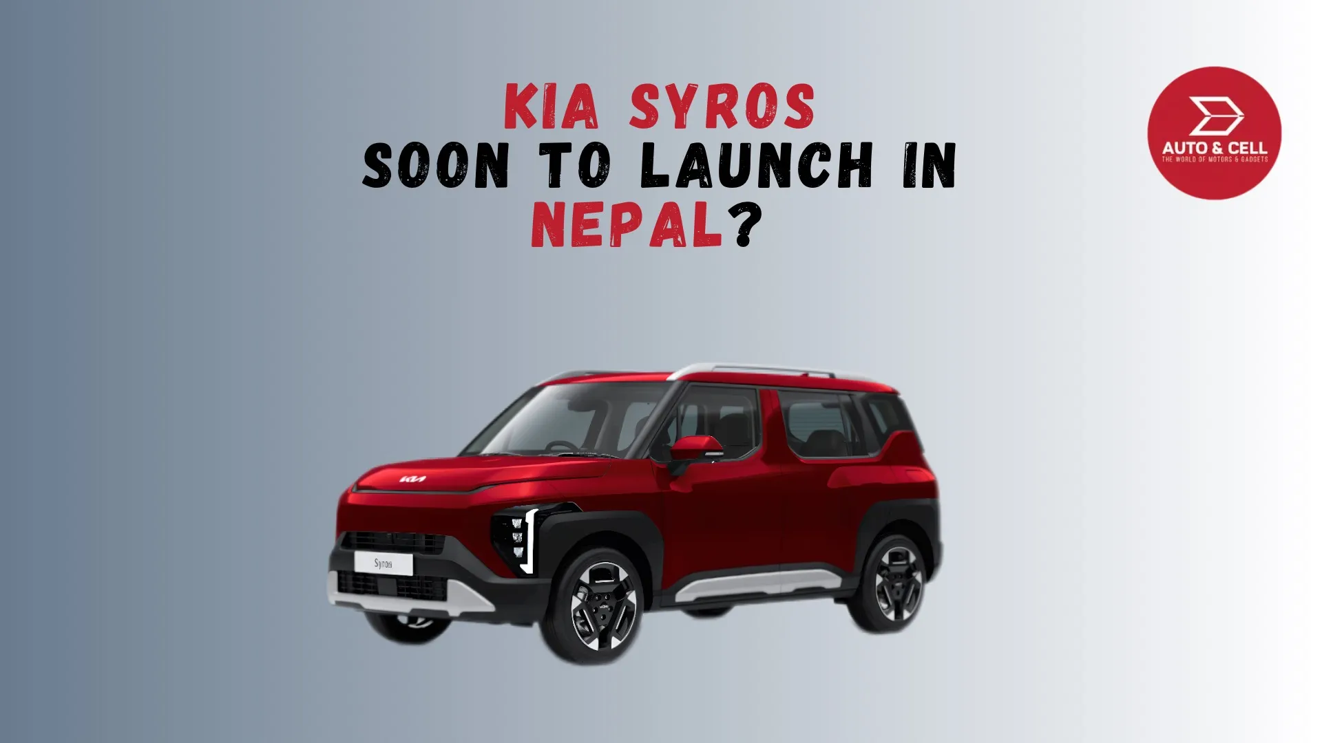 Kia Syros Price in Nepal: Full Specifications and Other Details