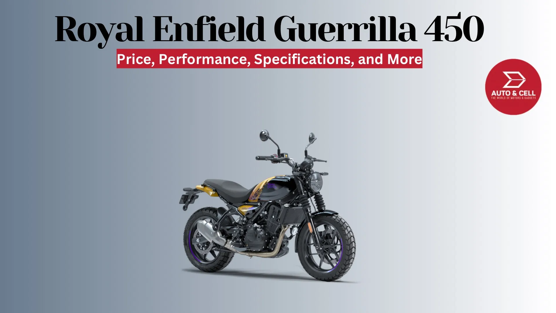Royal Enfield Guerrilla 450 Price in Nepal: Full Specifications and Other Details