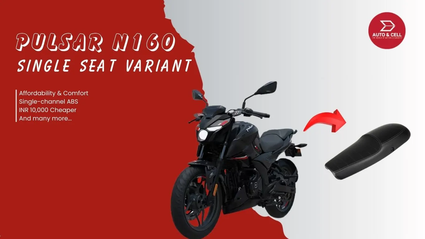 Bajaj Pulsar N160 Single Seat Variant Launched in India: Features, Performance, and Pricing