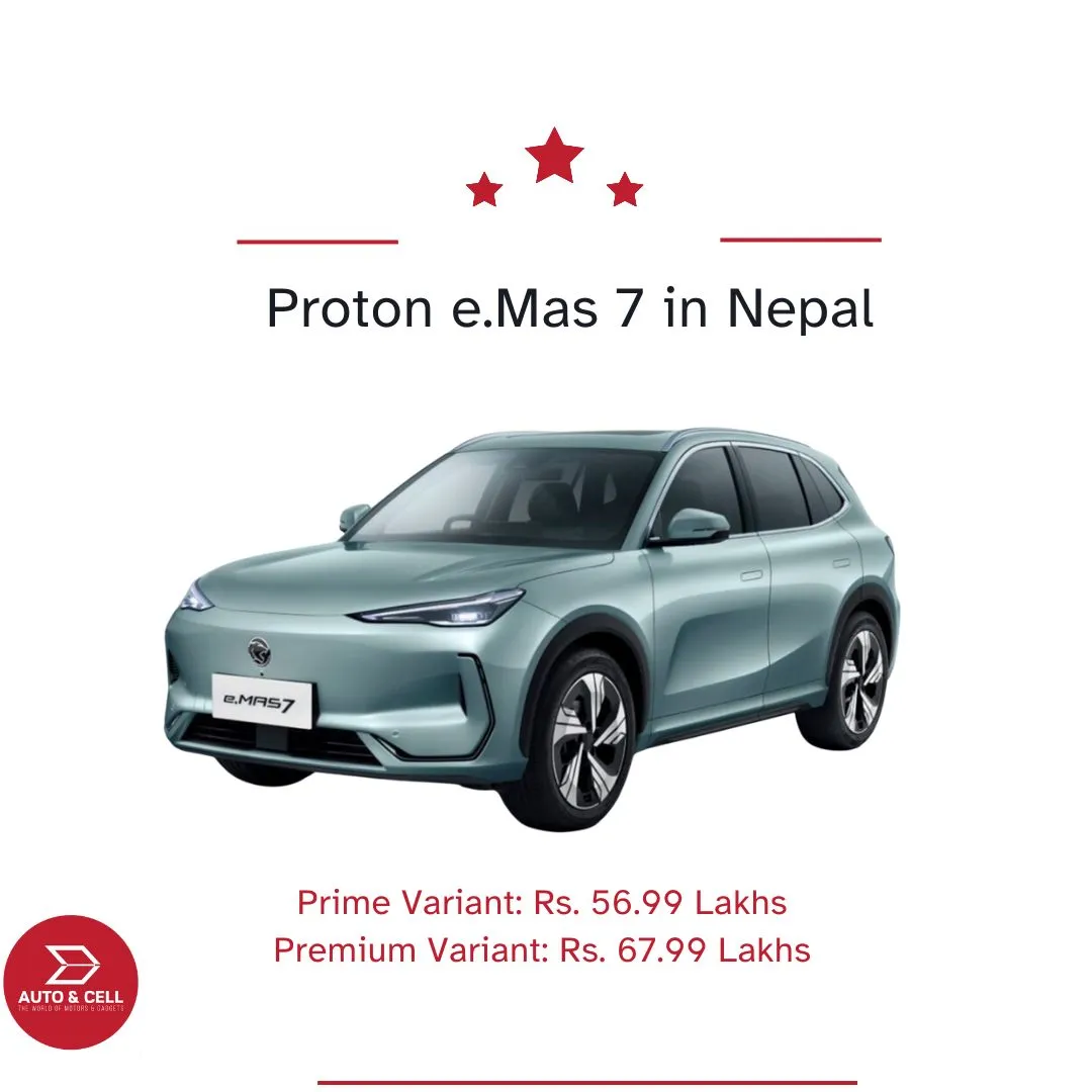 Proton e.Mas 7 Unveils Enhanced Blade Battery in Nepal, Price and Specification