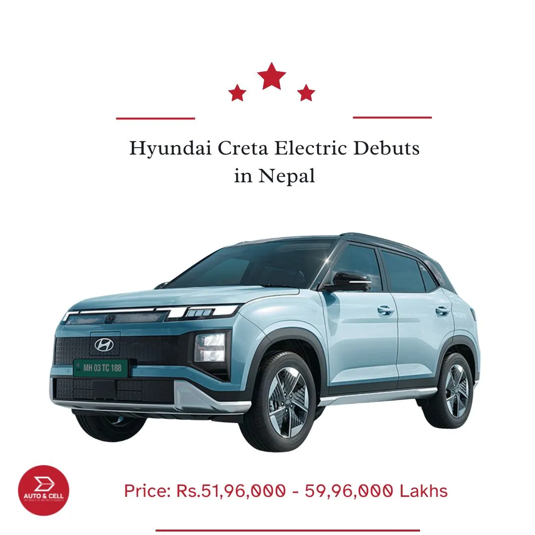 Hyundai Creta Electric Debuts in Nepal: Price,Features and Specifications