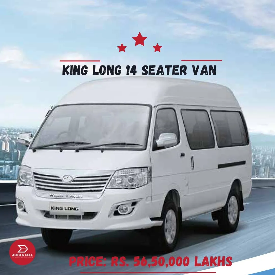 King Long 14 Seater Electric Van Price in Nepal
