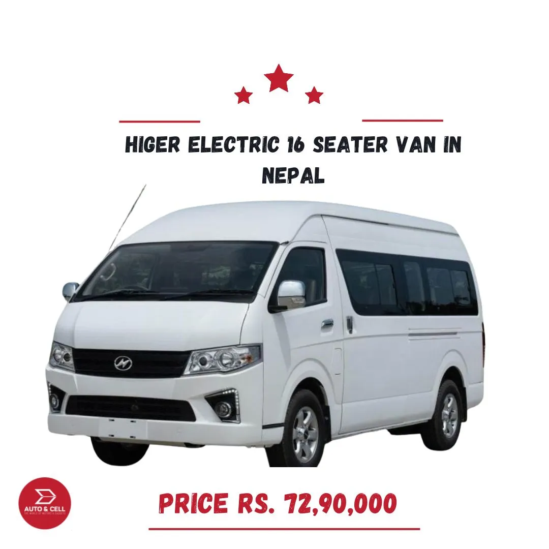 Higer Electric Mini Van Price in Nepal: 16-Seater