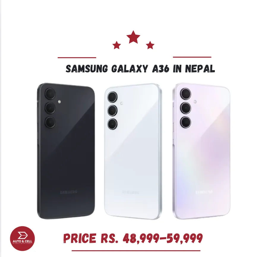 Newly launched Samsung Galaxy A36 Price in Nepal