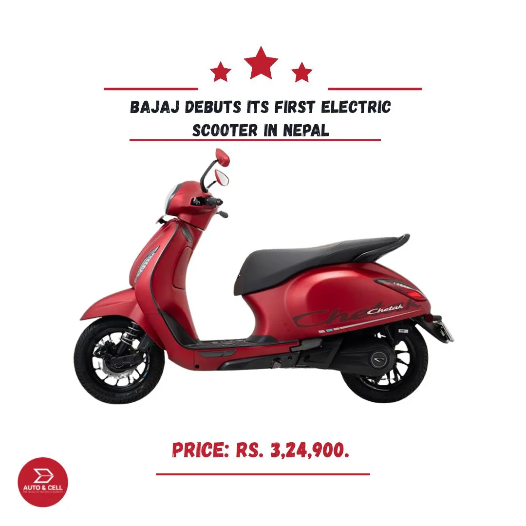 Bajaj Debuts Its First Electric Scooter in Nepal: Price and Features