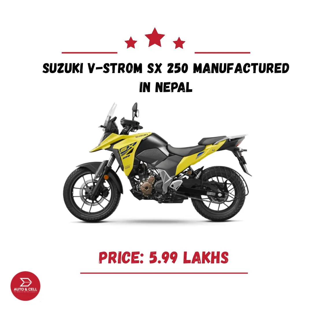 Suzuki V-Strom SX 250 Manufactured in Nepal: Price and Features